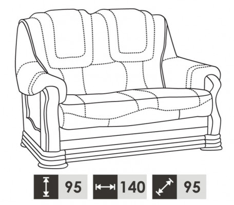 Sofa set 3+2+2 seater classic living room sofas couches upholstery new