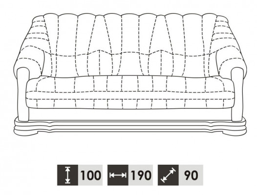 Antique Style Leather Sofa Couch Sofa Set 3+1+1 Seater Leather Italian Upholstery