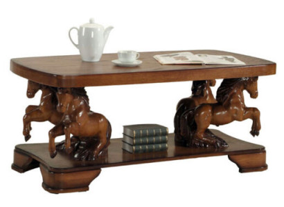 Real handcrafted horse wood table sofa tables side table 137cm classic sofa