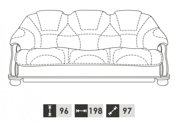 3+1 Seater Sofa Set Classic Upholstery Leather Sofas Couches Cushions