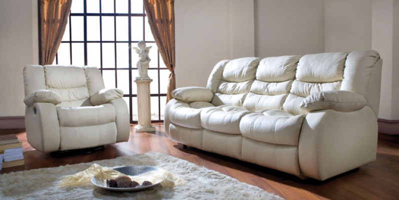 Cinema Couch Three-Seater Couch 2-Seater Upholstered Sofa Leather Sofas Couches
