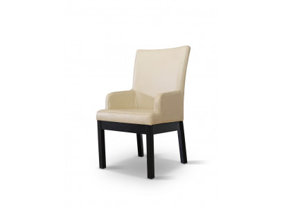 Design chair 4x chair set armchair group 100% leather new dining room restaurant