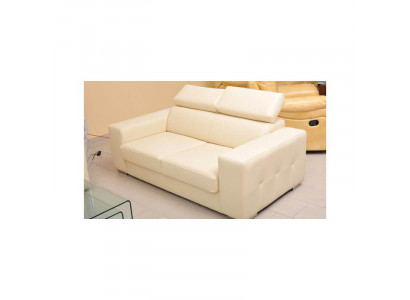 Two-seater Sofa New Modern Sofa Beige 2-seater Couches Sofas Furniture Lounge Wood