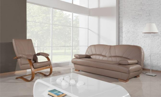 Sofa 3-seater design sofas upholstery couches leather modern relax three-seater