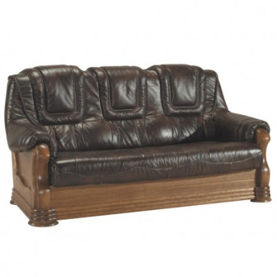 Classic three-seater couch couch upholstery sofa 3-seater leather couches