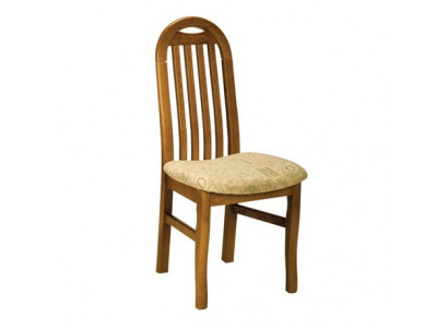 Set of 8x Armchair Chair Designer Wood Textile Upholstered Chairs Dining Room Fabric