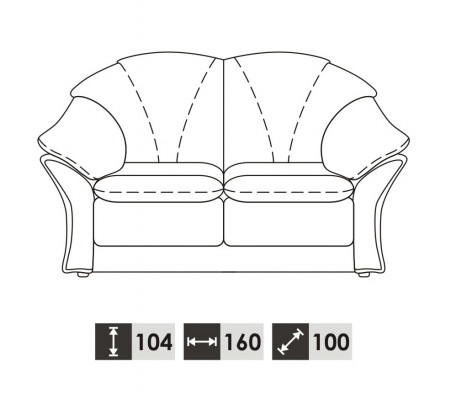 Design two-seater sofas couch upholstery modern couches faux leather sofa