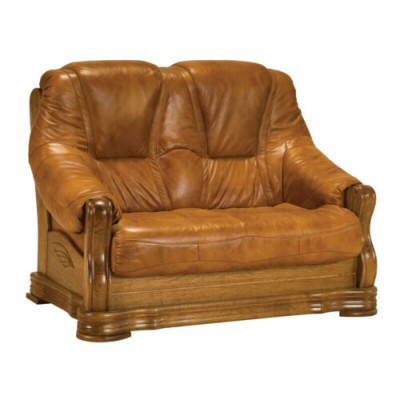 Sofas 2-Seater Designer Two-Seater Leather Sofa Living Room Couches Upholstered Sofa