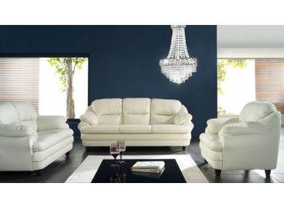 Sofa 2-seater design sofas upholstered couches leather relax decor modern seating