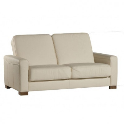 Two-seater couch classic leather sofa couch upholstered sofa 2-seater leather