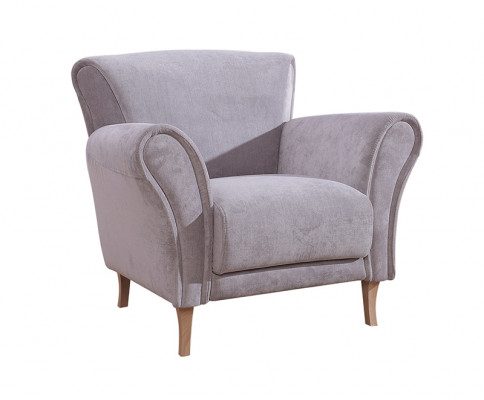 Modern design relax armchair upholstered 1-seater couch sofa living room