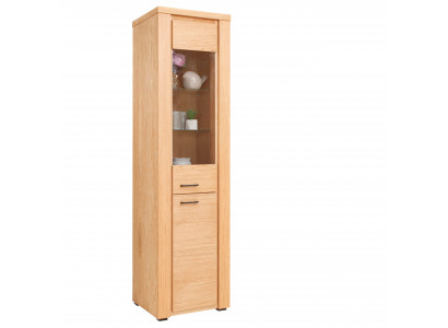 Display beech sideboard wooden single display cabinet glass cabinet cupboards cabinet furniture