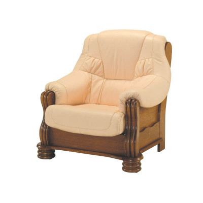 Designer classic upholstered TV armchair sofa couch 1-seater designer couches