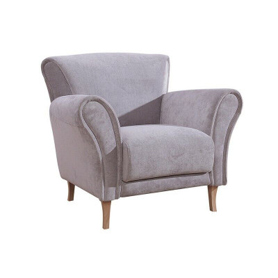 Armchair Chair Velvet Purple Relax Lounge Armchair Soft Living Room TV Sofa Couch
