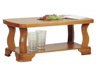 Handcrafted real wood sofa side tables classic living room table