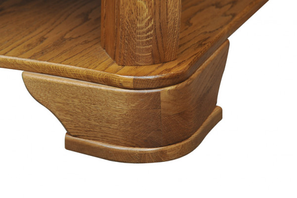 Handcrafted real wood sofa side tables classic living room table
