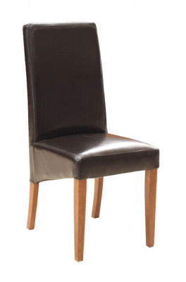 Design chair 4x group armchairs chairs set 100% leather new dining room
