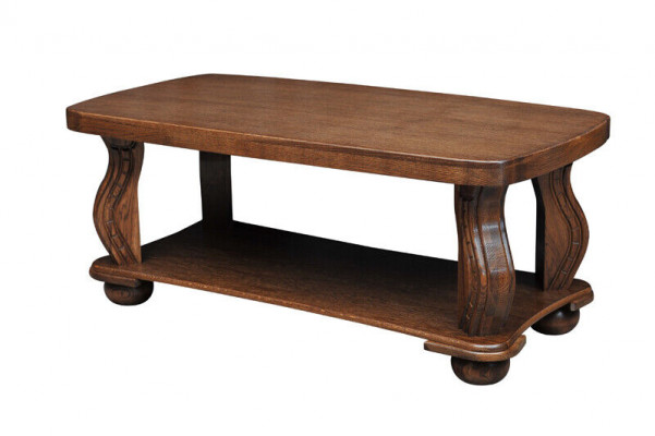Handcrafted Real Wood Coffee Table Sofa Side Tables Classic Living Room Table