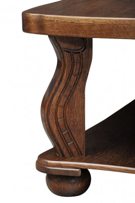 Handcrafted Real Wood Coffee Table Sofa Side Tables Classic Living Room Table