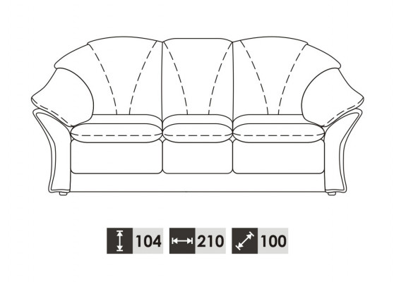 Classic living room set 3+1 100% full leather couch seating cushions