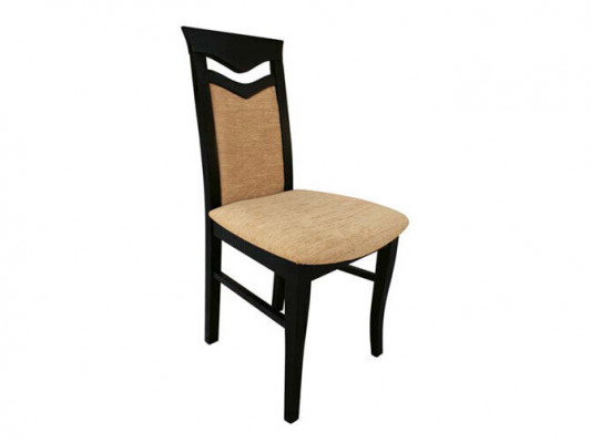 Classic 4x armchair chair designer wood fabric upholstered chairs dining room