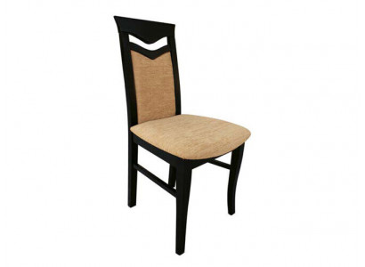 Classic 4x armchair chair designer wood fabric upholstered chairs dining room