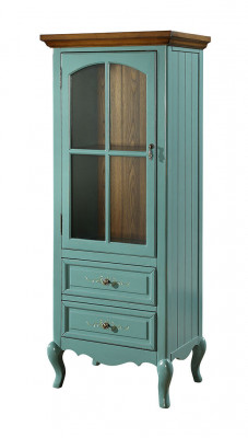 Display cabinet glass cupboard sideboard tall cabinets real wood furniture sideboards