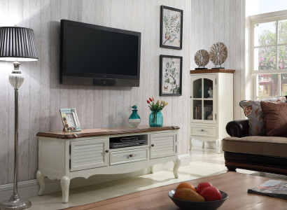 Sideboard TV lowboard rtv cabinet table living room wood classic country furniture