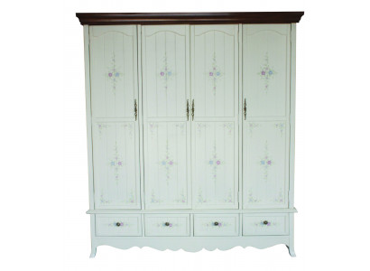 Rustic wardrobe cupboard shelf cabinets 198cm wardrobe solid wood furniture