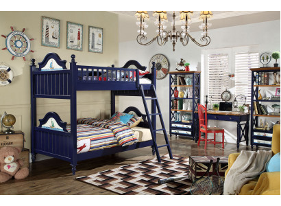 Classic bunk bed children's bed kids' room bed loft bed