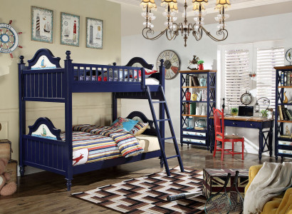 Classic bunk bed children's bed kids' room bed loft bed