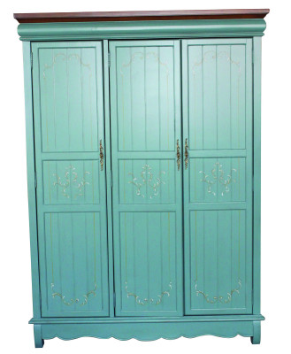 Bedroom wardrobe wood cabinet American style luxury classic.