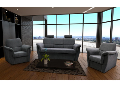 3+1+1 seater sofa set with bed function, storage box, upholstered suite, sofa couch new
