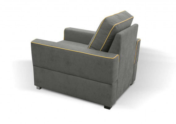 1-Seater Sofa Couch Designer Textile Sofas Upholstery New Modern Armchair