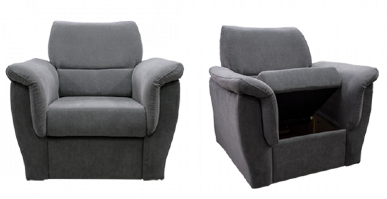 Modern armchair TV sofa 1-seater couch designer textile sofas upholstery