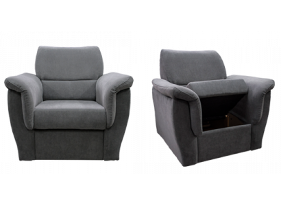 Modern armchair TV sofa 1-seater couch designer textile sofas upholstery