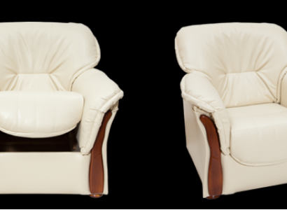 Classic Armchair TV Sofa 1-Seater Couch Designer Textile Sofas Upholstery