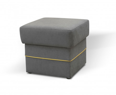 Round footstool ottoman upholstered stool textile seat