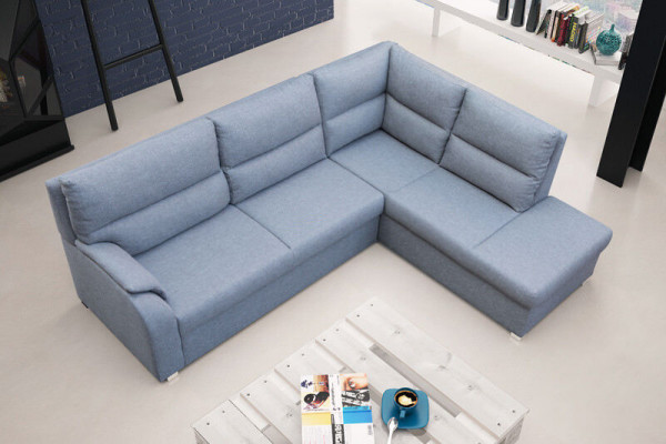 Sofa Sleeper Sofa Designer Sofa with Bed Function + Bed Box Corner Sofa Couch - NEW!