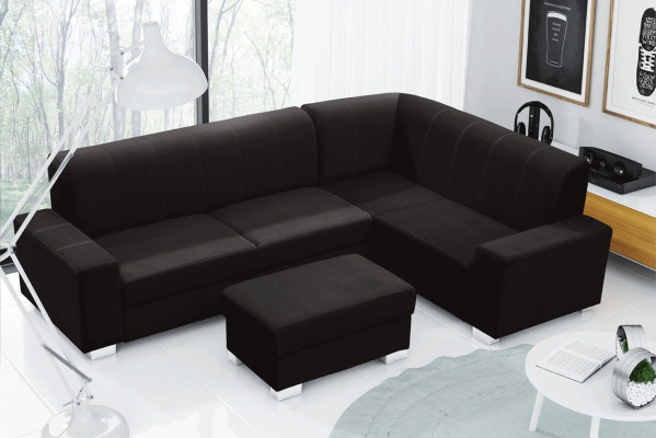 Sofa Sleeper Designer Sofa with Bed Function + Bed Compartment Corner Sofa Couch NEW