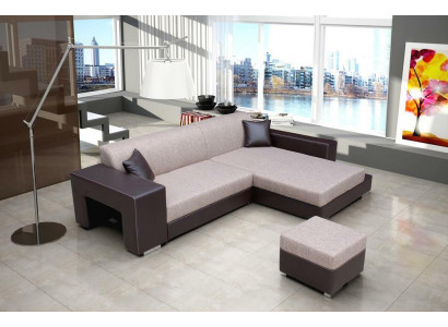 Sofa Sleeper Sofa Designer Sofa with Bed Function + Storage Compartment Corner Sofa Couch NEW