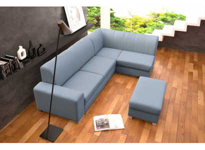 Sofa Bed Sofa Designer Sofa with Bed Function + Storage Compartment Corner Sofa Couch NEW