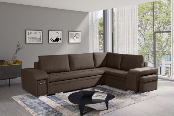 Upholstered sofa lounge sofa couch seating group living room with cushions sofa L-shape sleeping