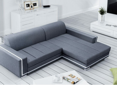 Sofa Sleeper Sofa Designer Sofa with Bed Function + Storage Compartment Corner Sofa Couch NEW