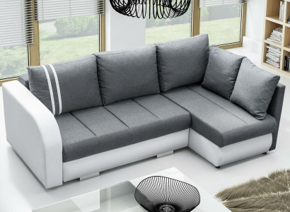 Sofa Sleeper Sofa Designer Sofa with Bed Function + Storage Compartment Corner Sofa Couch NEW
