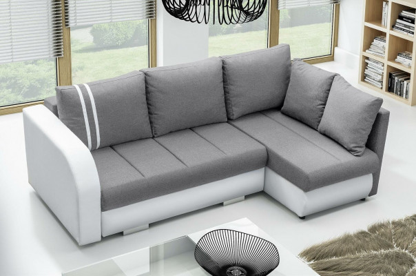 Sofa Sleeper Sofa Designer Sofa with Bed Function + Storage Compartment Corner Sofa Couch NEW
