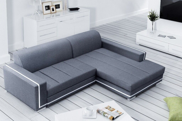 Corner sofa with sleep function bed function storage sofa couch living area bed