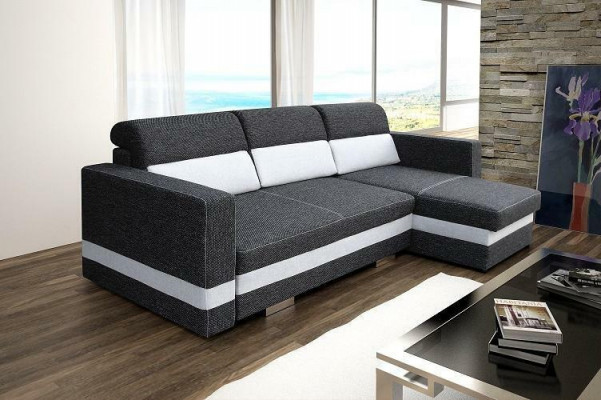 Sleeper sofa corner sofa couch upholstery corner with bed function new sleeping function set