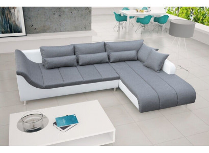 Sleeper sofa corner sofa couch bed function upholstered corner sleeping function new set
