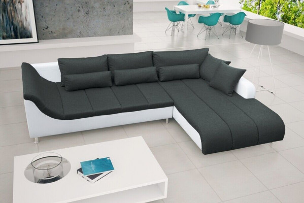 Sleeper sofa corner sofa couch bed function upholstered corner sleeping function new set